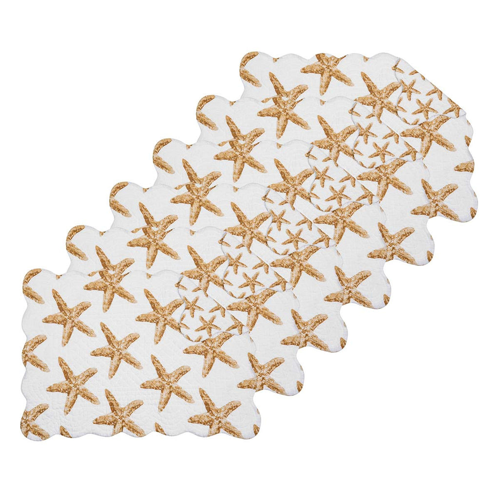 Starfish Gathering Placemats - Set of 6