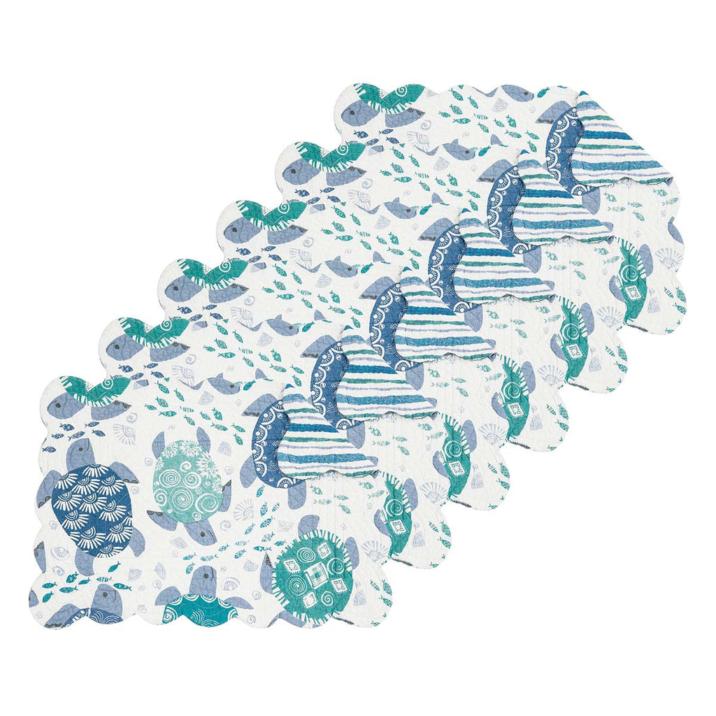Turtle Tide Placemats - Set of 6