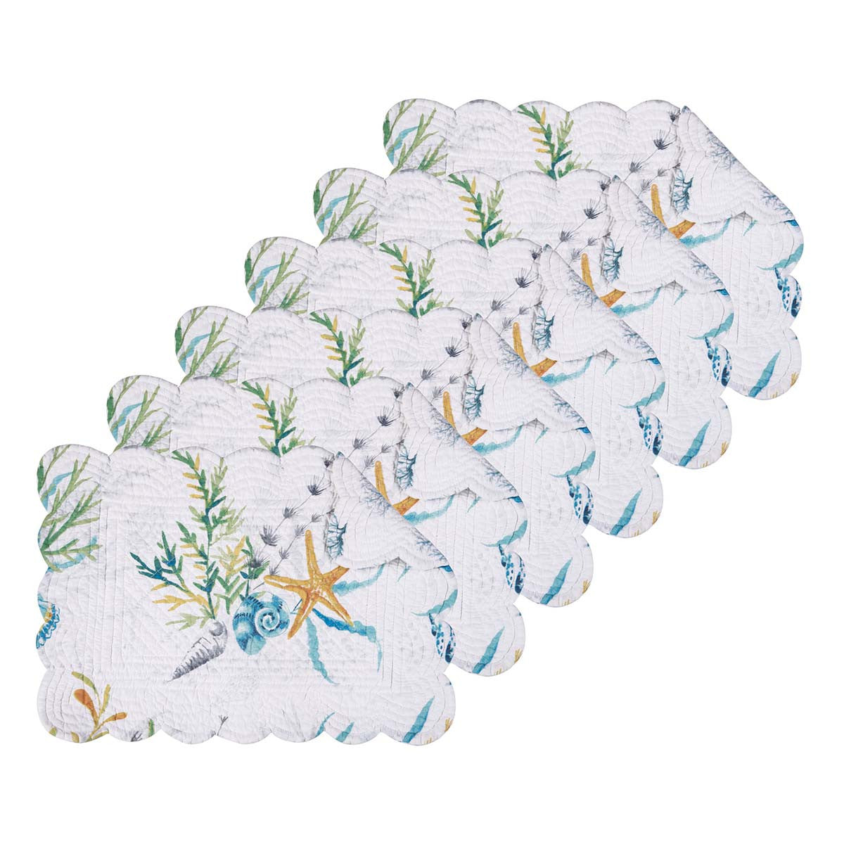 Coral Paradise Placemats - Set of 6