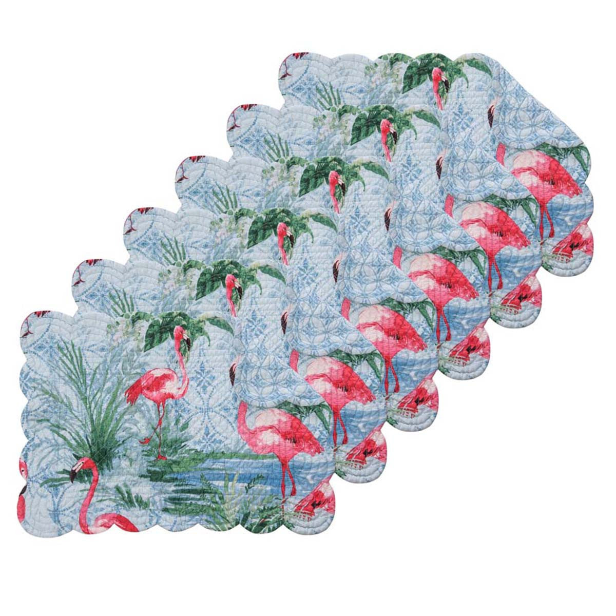 Flamingo Cove Placemats - Set of 6