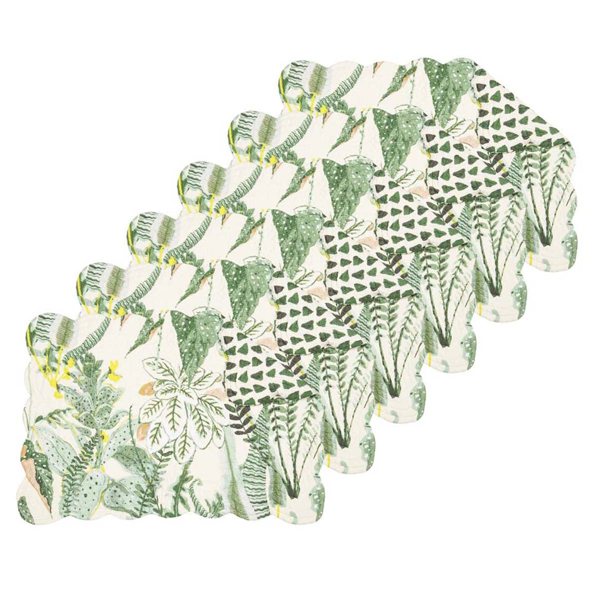Coastal Flora Placemats - Set of 6