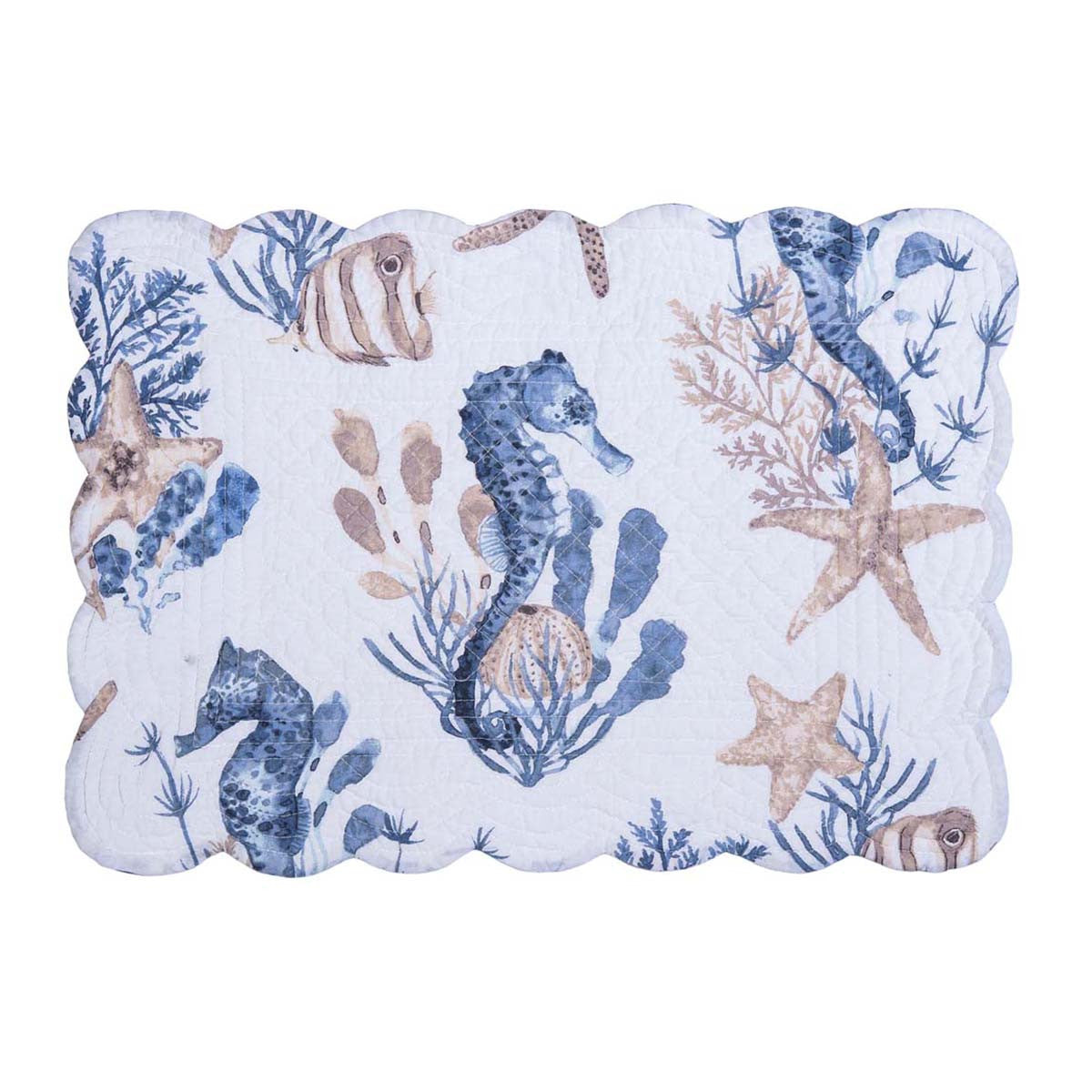 Seaside Seahorse Placemats - Set of 6