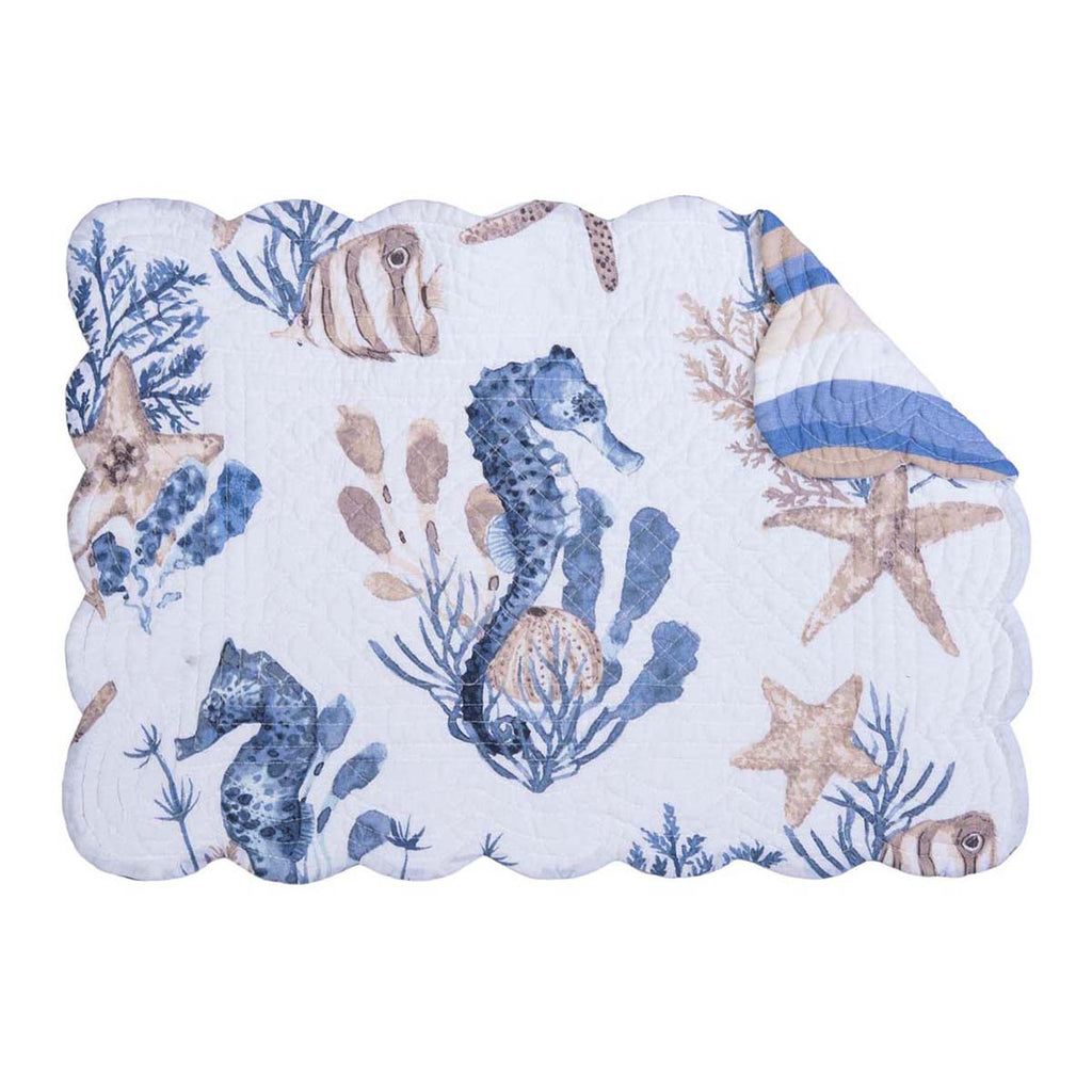 Seaside Seahorse Placemats - Set of 6