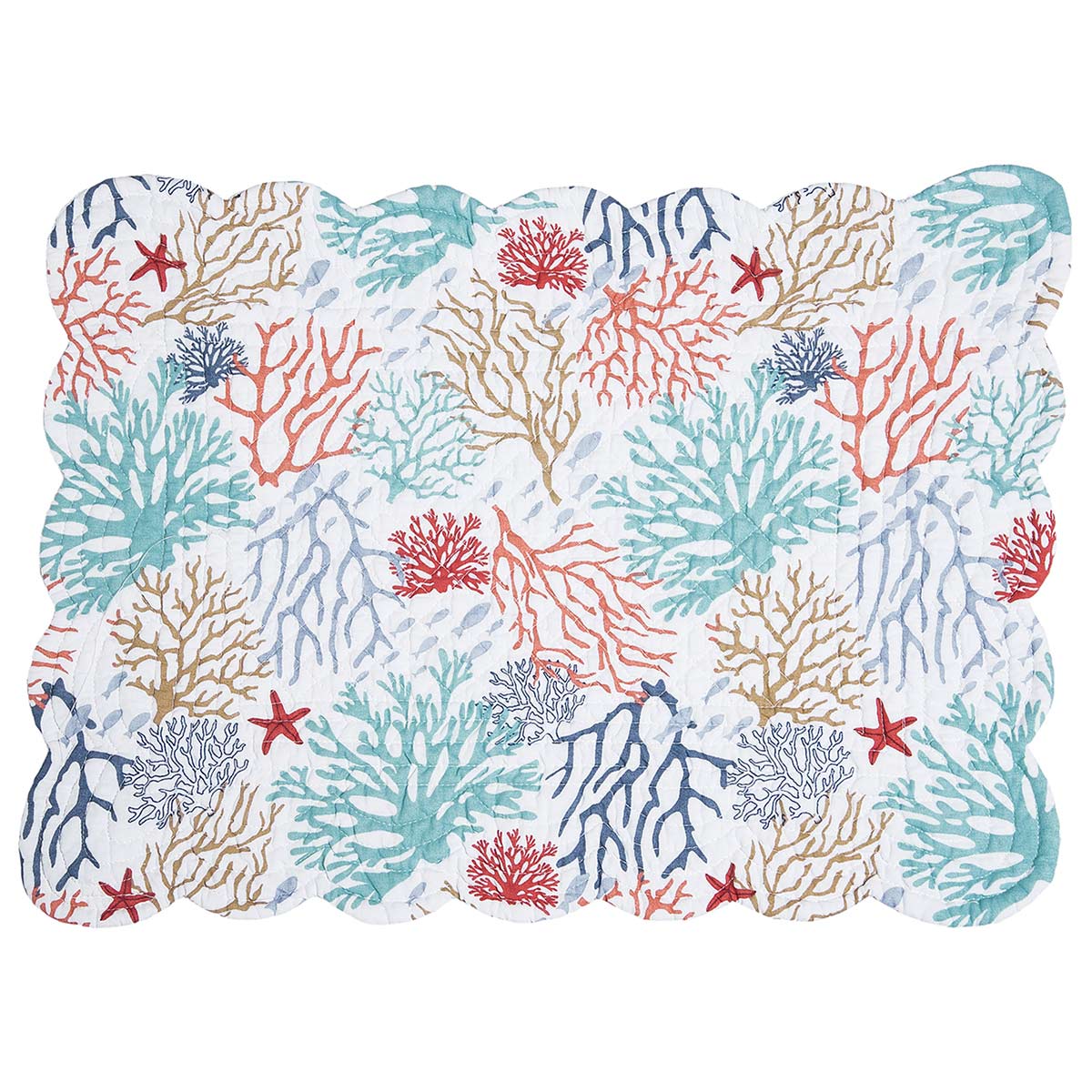 Coral Palette Placemats - Set of 6