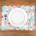 Coral Palette Placemats - Set of 6