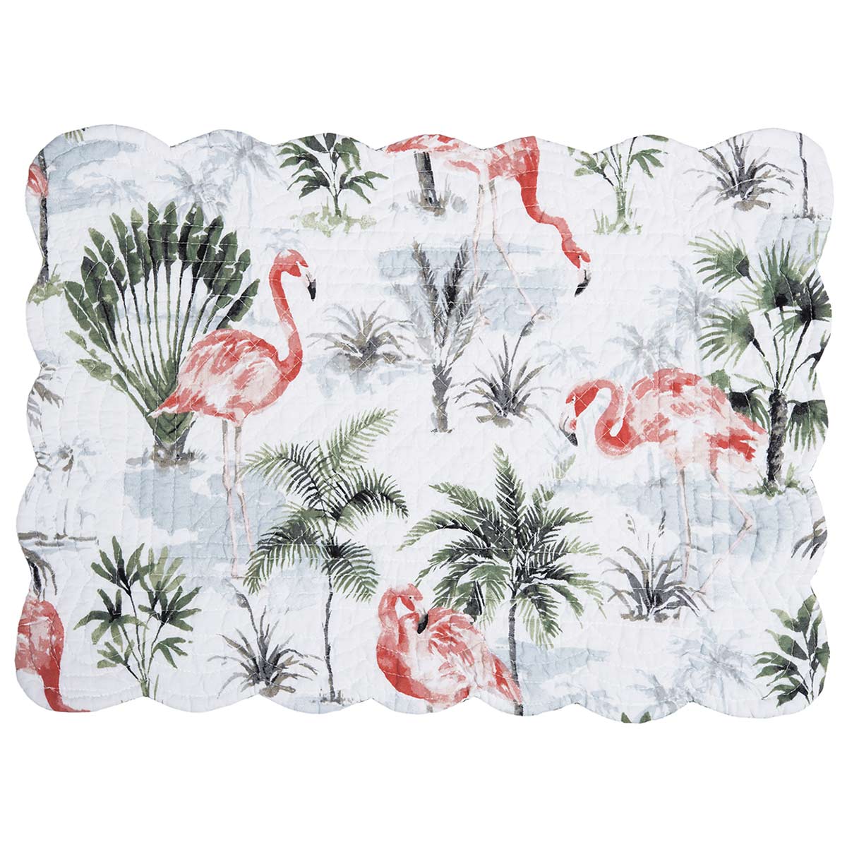 Flamingo Island Placemats - Set of 6