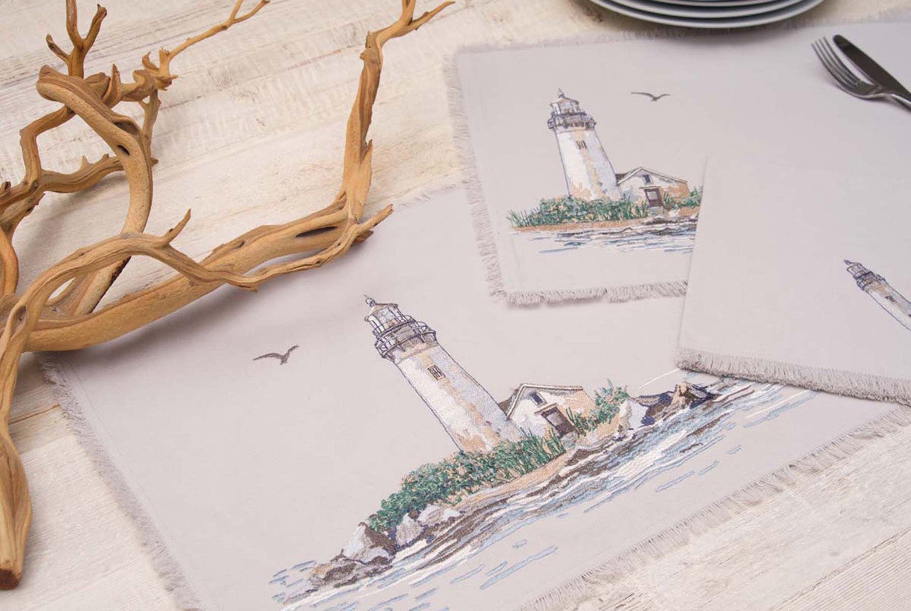 Lighthouse Guide Placemats - Set of 4 - OUT OF STOCK UNTIL 10/27/2026