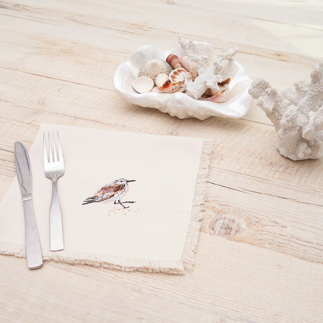 Coastal Catchers Napkins - Set of 4
