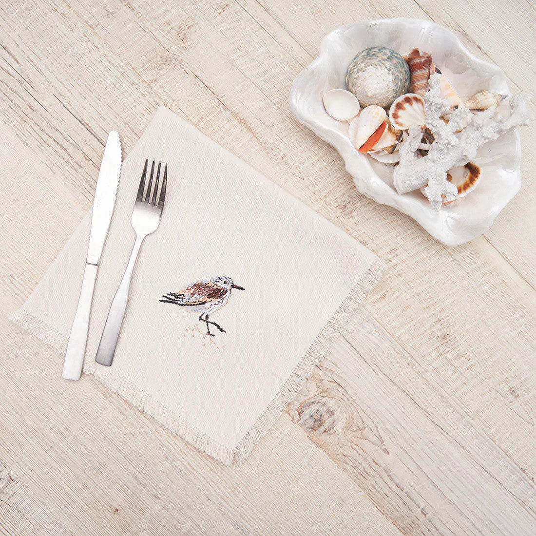 Coastal Catchers Napkins - Set of 4