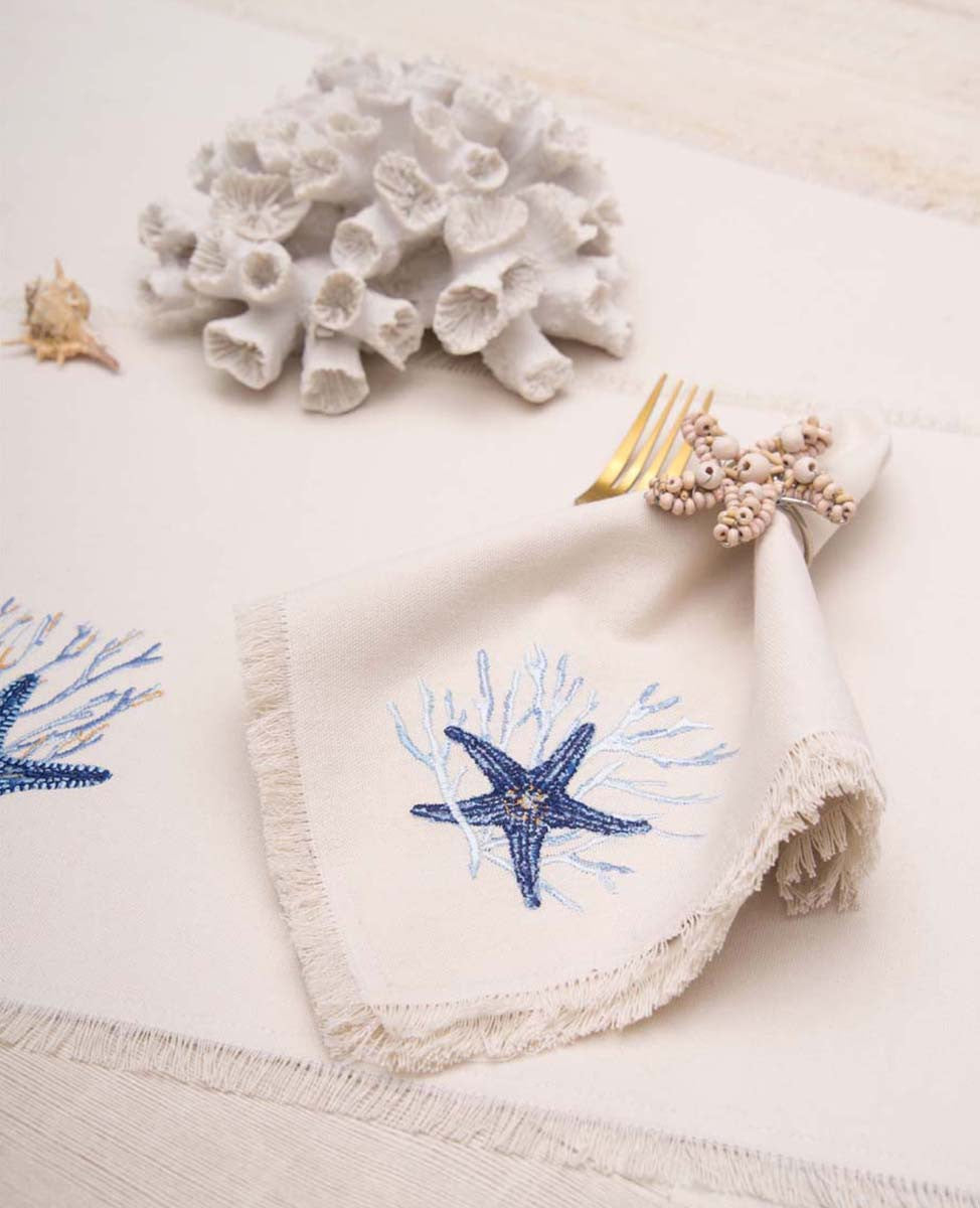 Blue Tidepool Table Runner