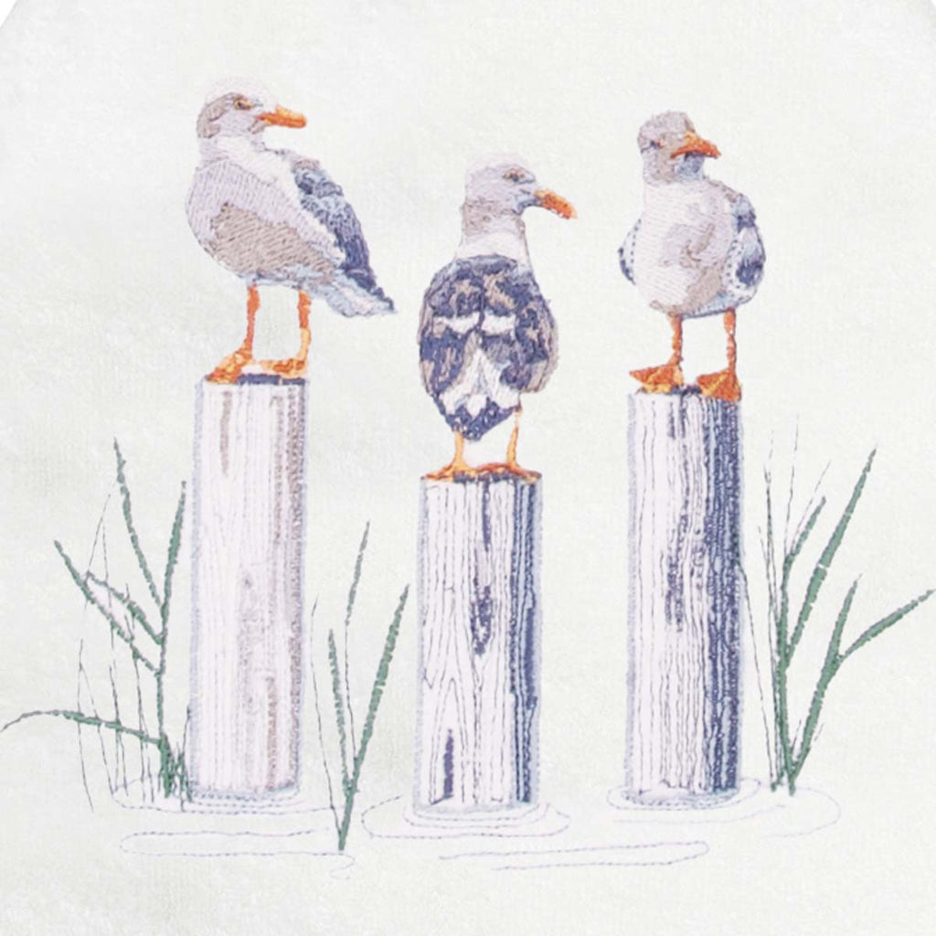 Seagull Stakeout Guest Towels - Set of 2