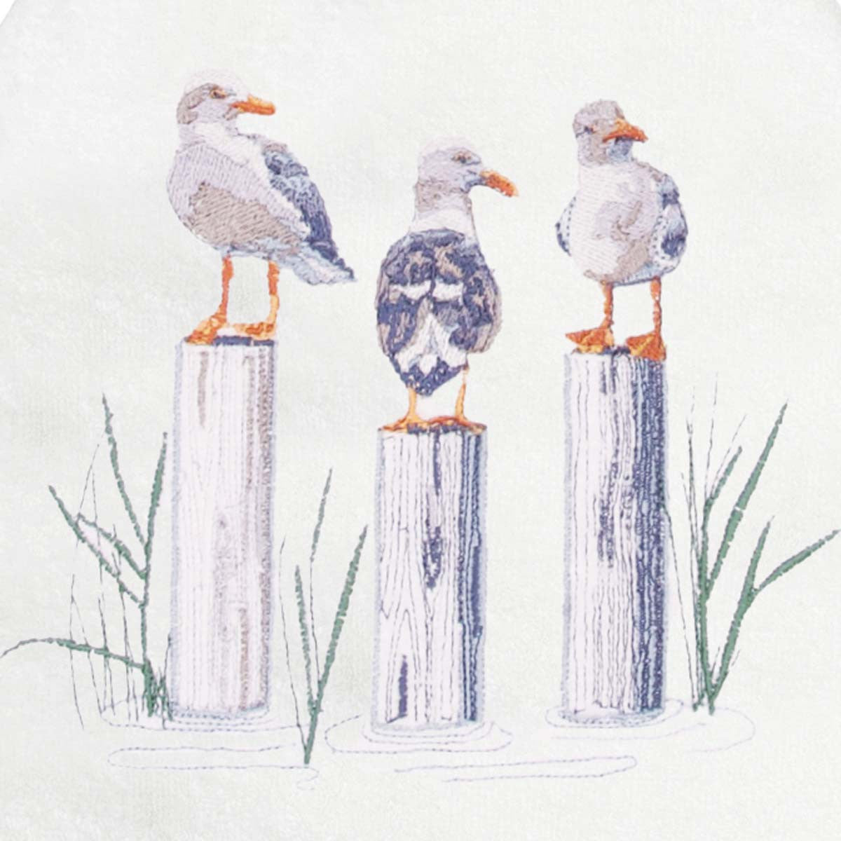 Seagull Stakeout Guest Towels - Set of 2