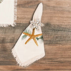 Ocean Starfish Napkin Rings - Set of 4