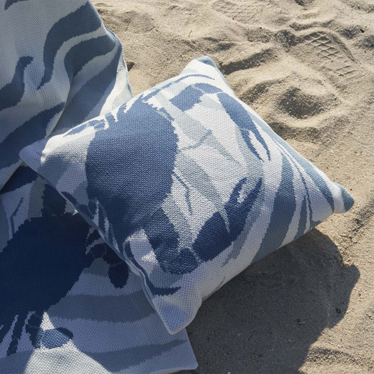 Crabsolutely Cozy Knit Pillow