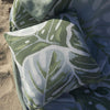 Beachy Botanica Knit Pillow