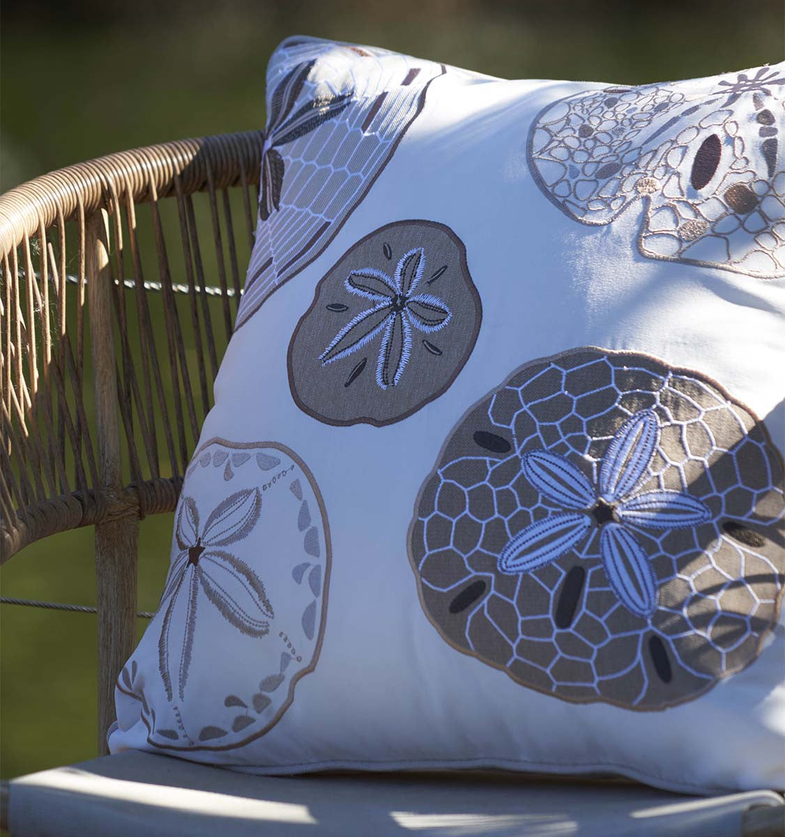 Beach Dollars Indoor/Outdoor Pillow