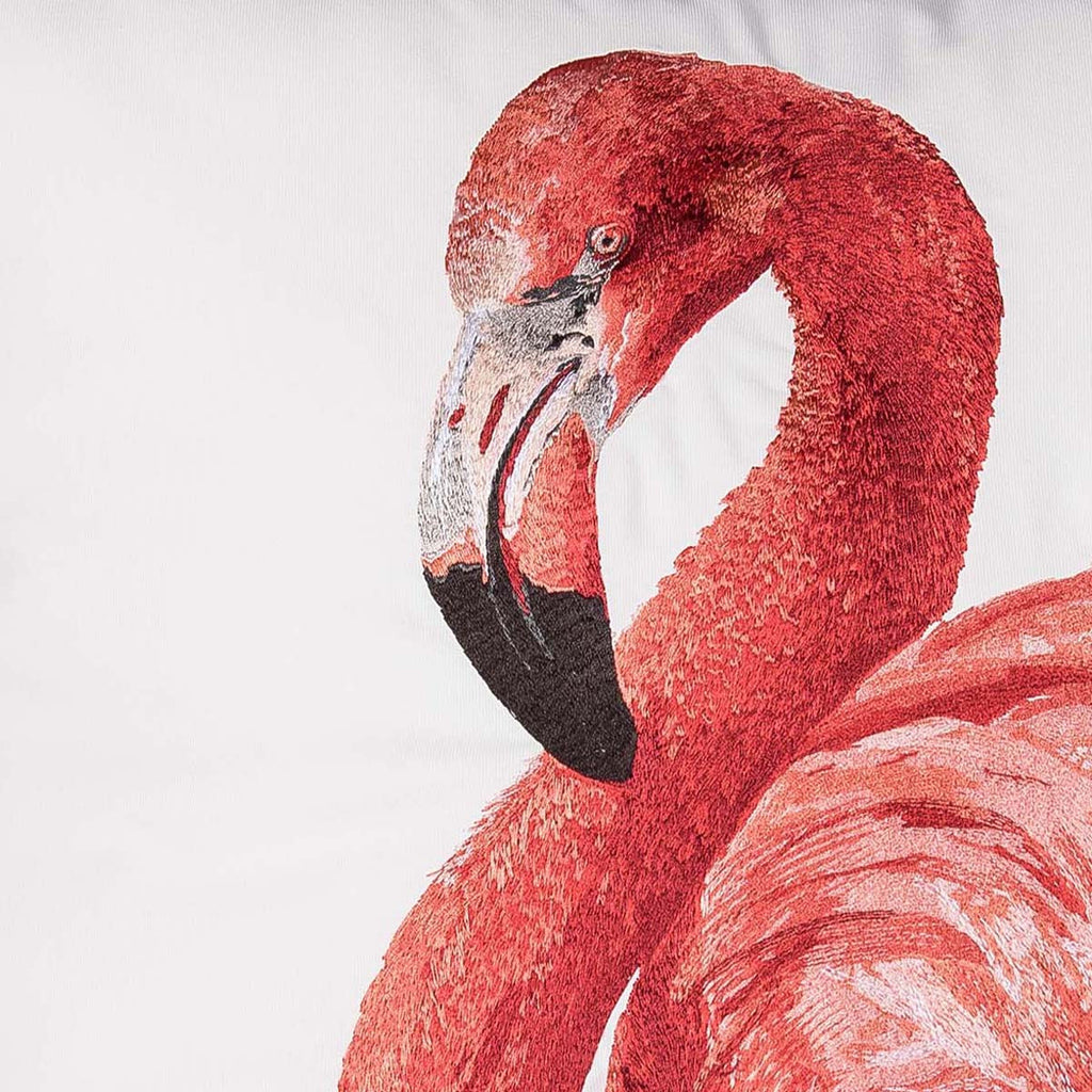 Pink Flamingo Indoor/Outdoor Pillow - Left Facing