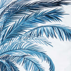 Palm Beach Blues Indoor/Outdoor Pillow - Left Facing