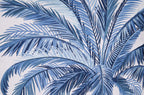 Palm Beach Blues Indoor/Outdoor Pillow - Right Facing
