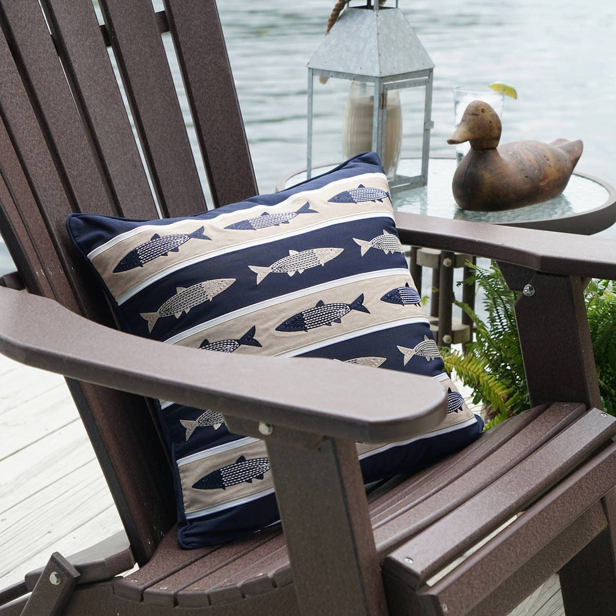 Minnows Outdoor Pillow - OUT OF STOCK UNTIL 10/27/2026