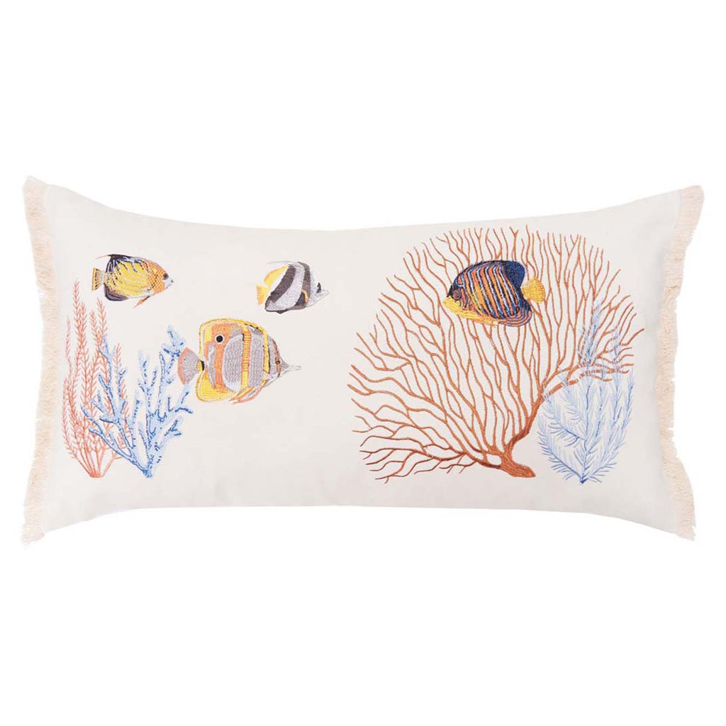 Tropical Oasis Lumbar Pillow