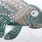 Manatee March Indoor/Outdoor Lumbar Pillow