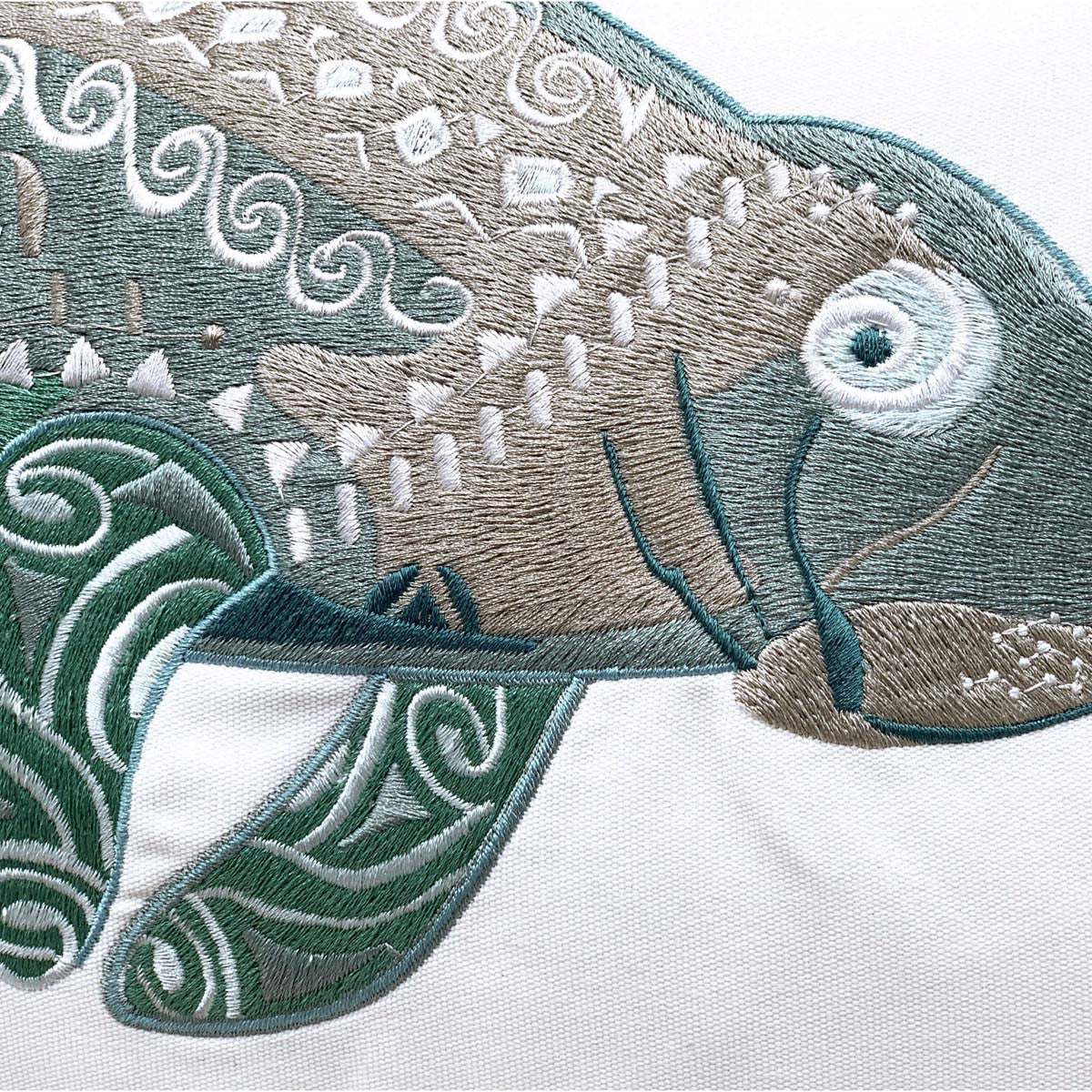 Manatee March Indoor/Outdoor Lumbar Pillow