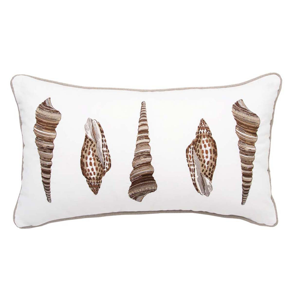 Spiral Shells Indoor/Outdoor Lumbar Pillow