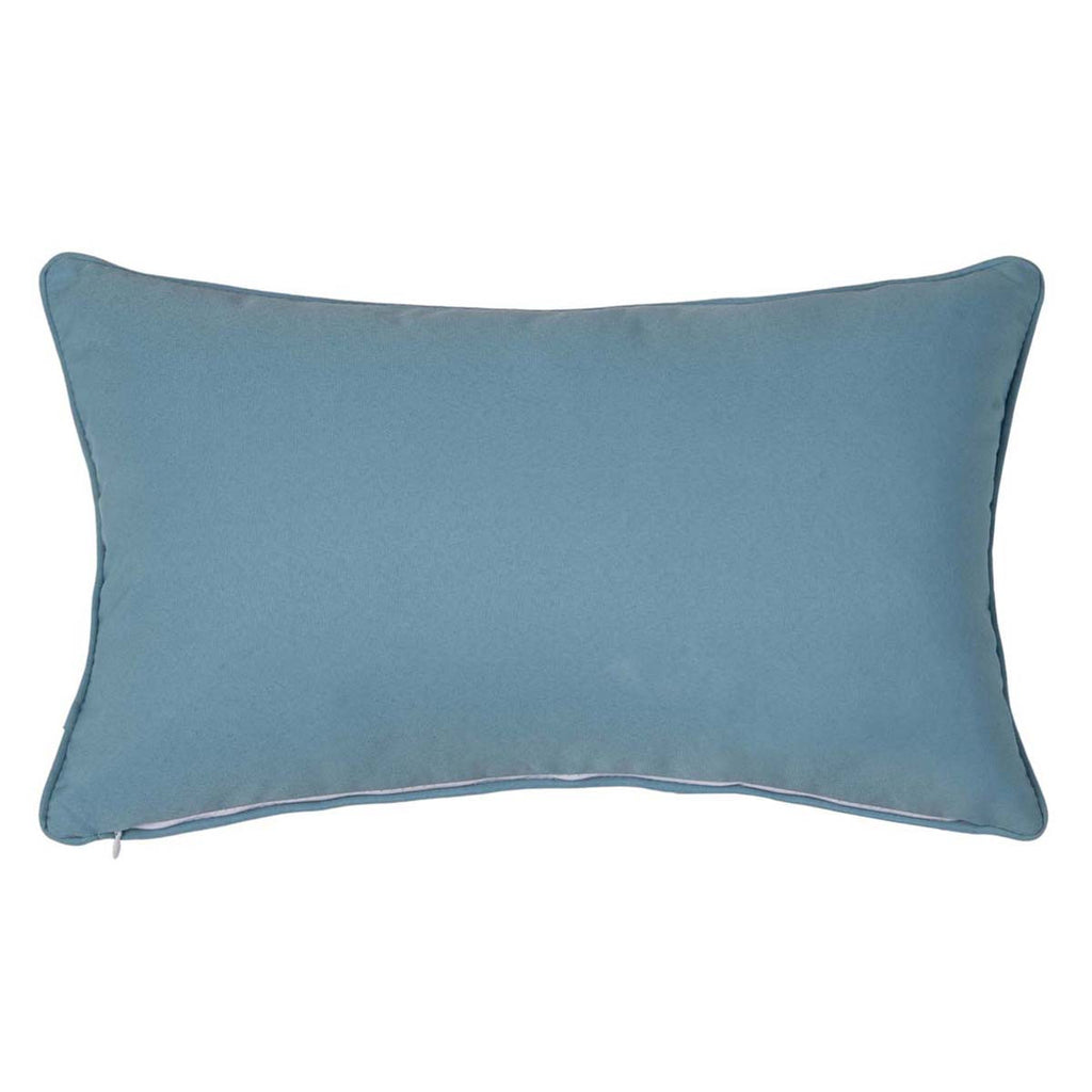 Blue Coneshells Indoor/Outdoor Lumbar Pillow