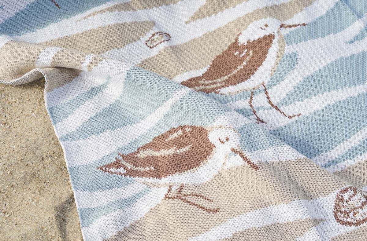 Shorebird Shuffle Knit Throw