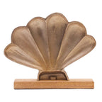 Fanning Shell Metal Sculpture
