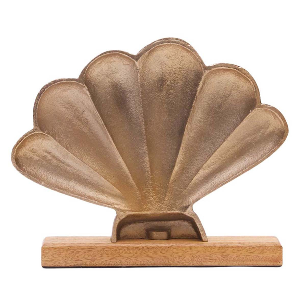 Fanning Shell Metal Sculpture