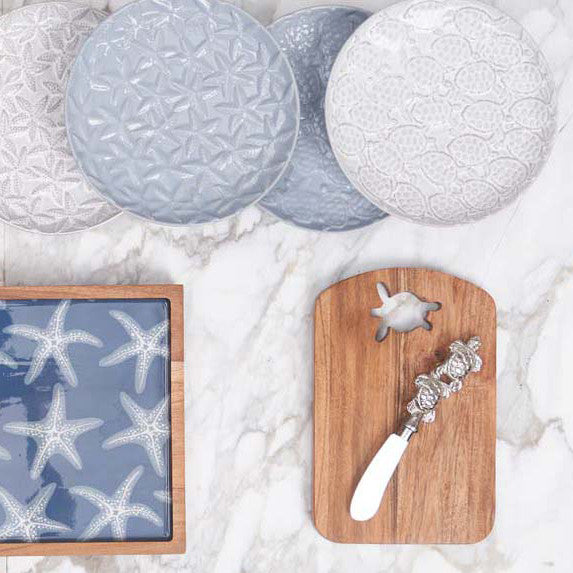Turtle Embossed Plates - Set of 2