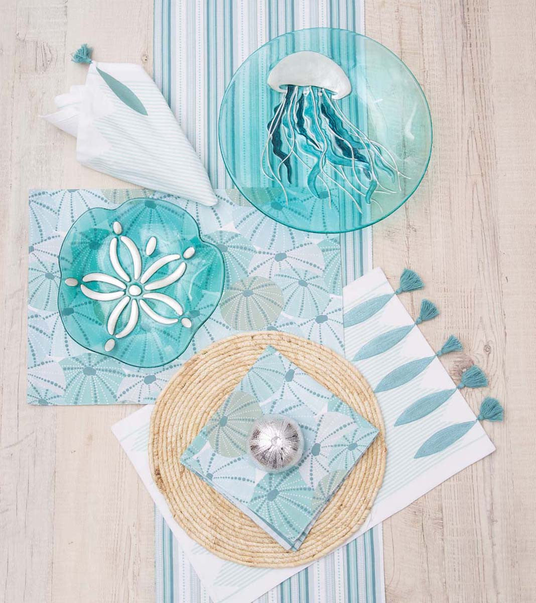 Coastal Coin Glass Plate