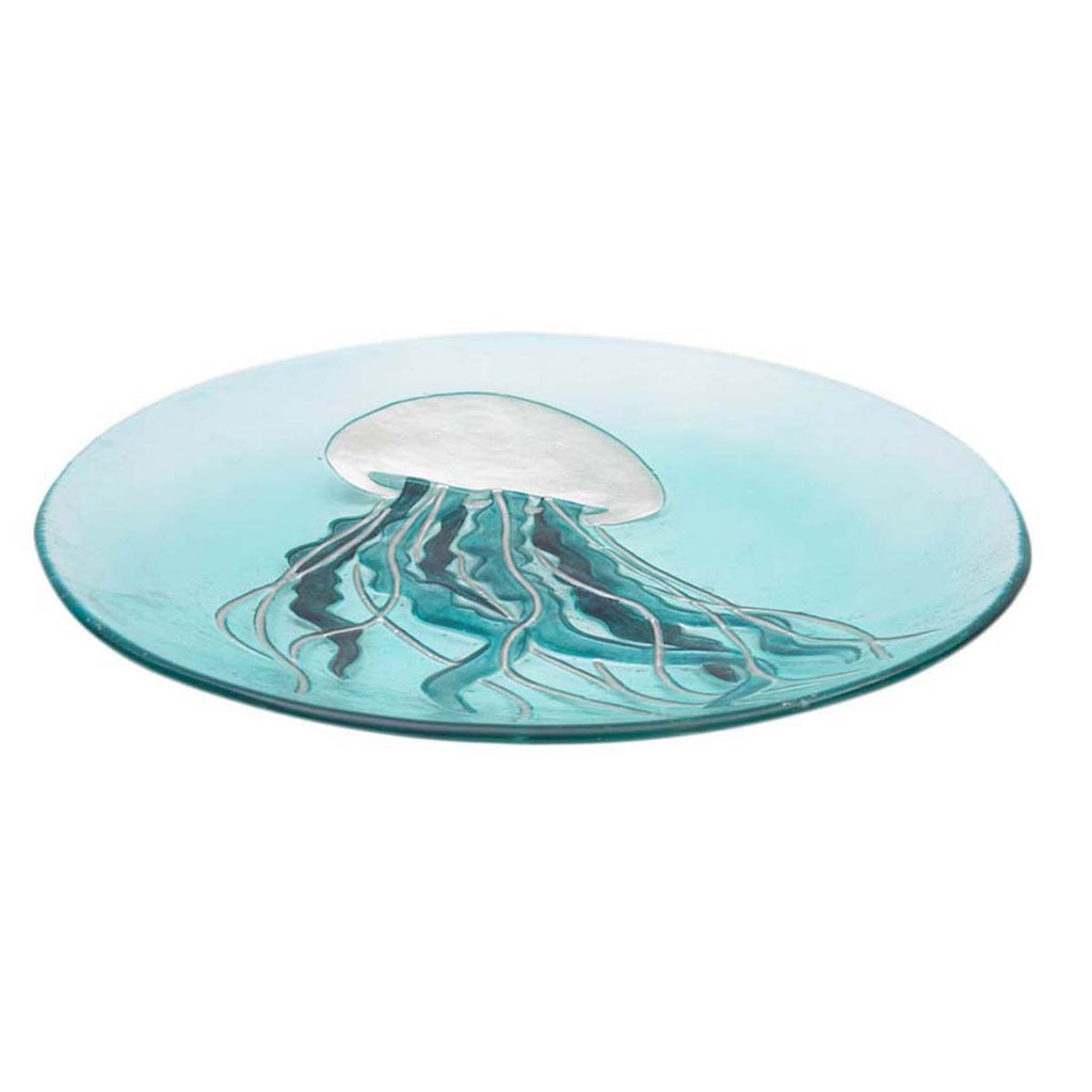 Jellyfish Delish Glass Plate
