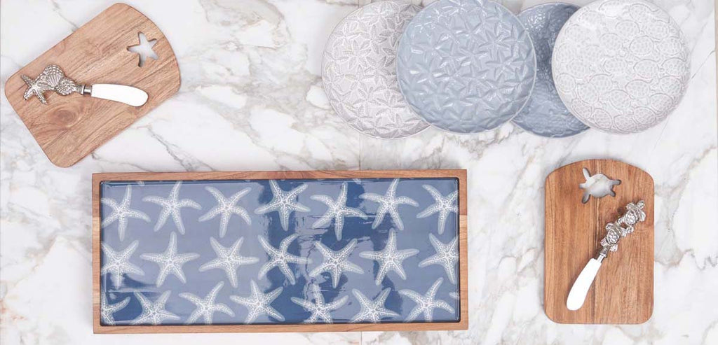 Shoreline Shellback Serving Board Set (2pc)