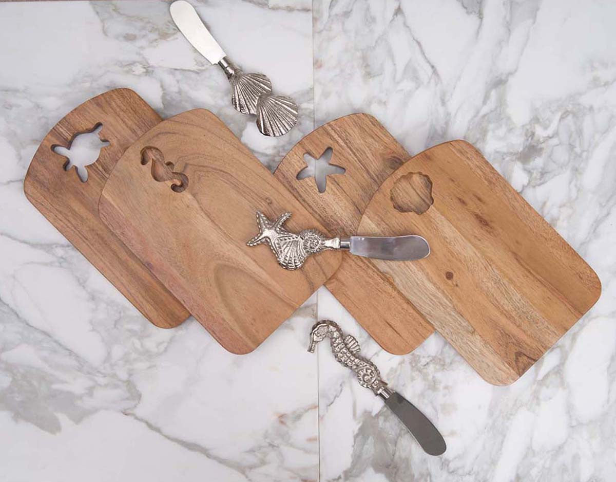 Shoreline Shellback Serving Board Set (2pc)
