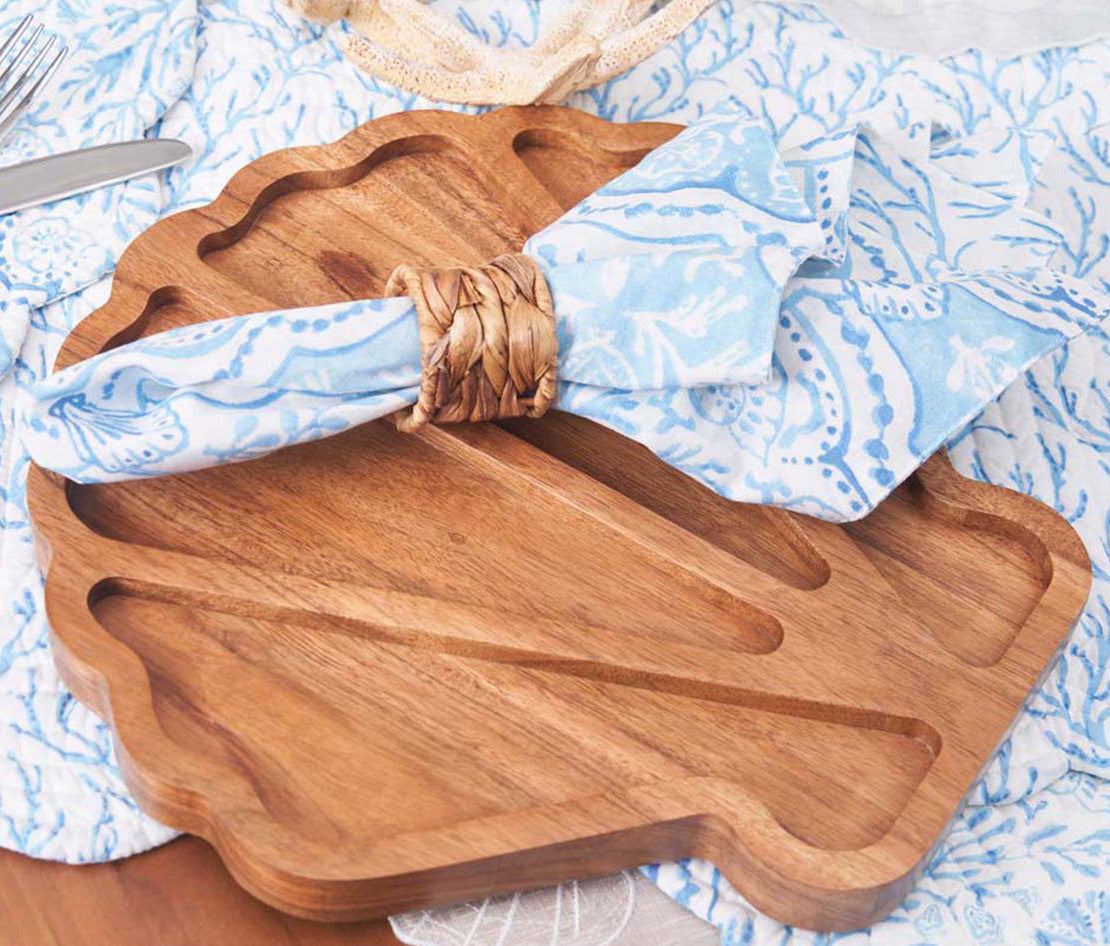 Scalloped Shell Serving Board