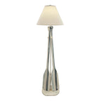Blue Striped Paddle Floor Lamp