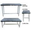 Bow Line Table Set with Square End Tables (4pcs)