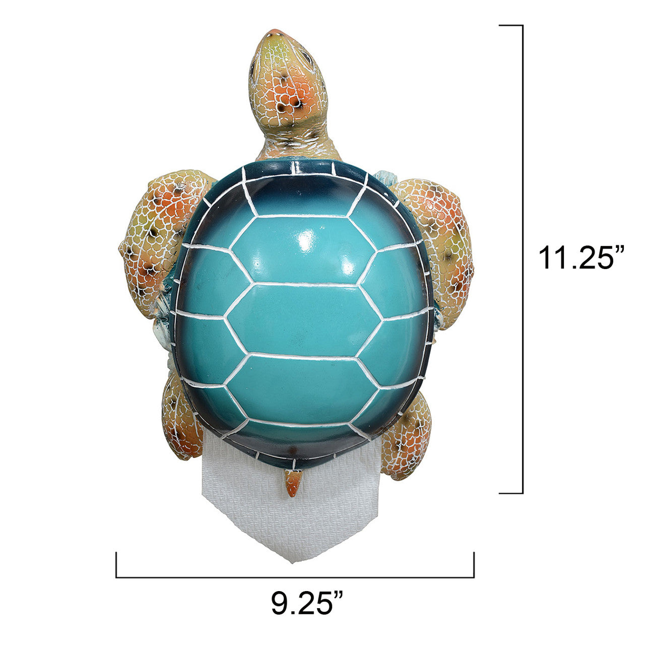 Blue Sea Turtle Toilet Paper Holder