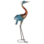 Sunset Crane Garden Statue