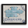 Seaside Puzzle Personalized Framed Canvas - Large