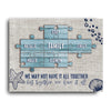 Seaside Puzzle Personalized Stretched Canvas - Large