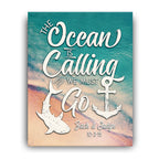 Call of the Ocean Personalized Stretched Canvas - Small