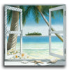 Island Romance Personalized Stretched Canvas Art - Small