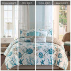 Coralscape Seashell Comforter Set - King- SALE