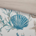 Coralscape Seashell Comforter Set - Cal. King