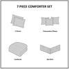 Coralscape Seashell Comforter Set - Cal. King