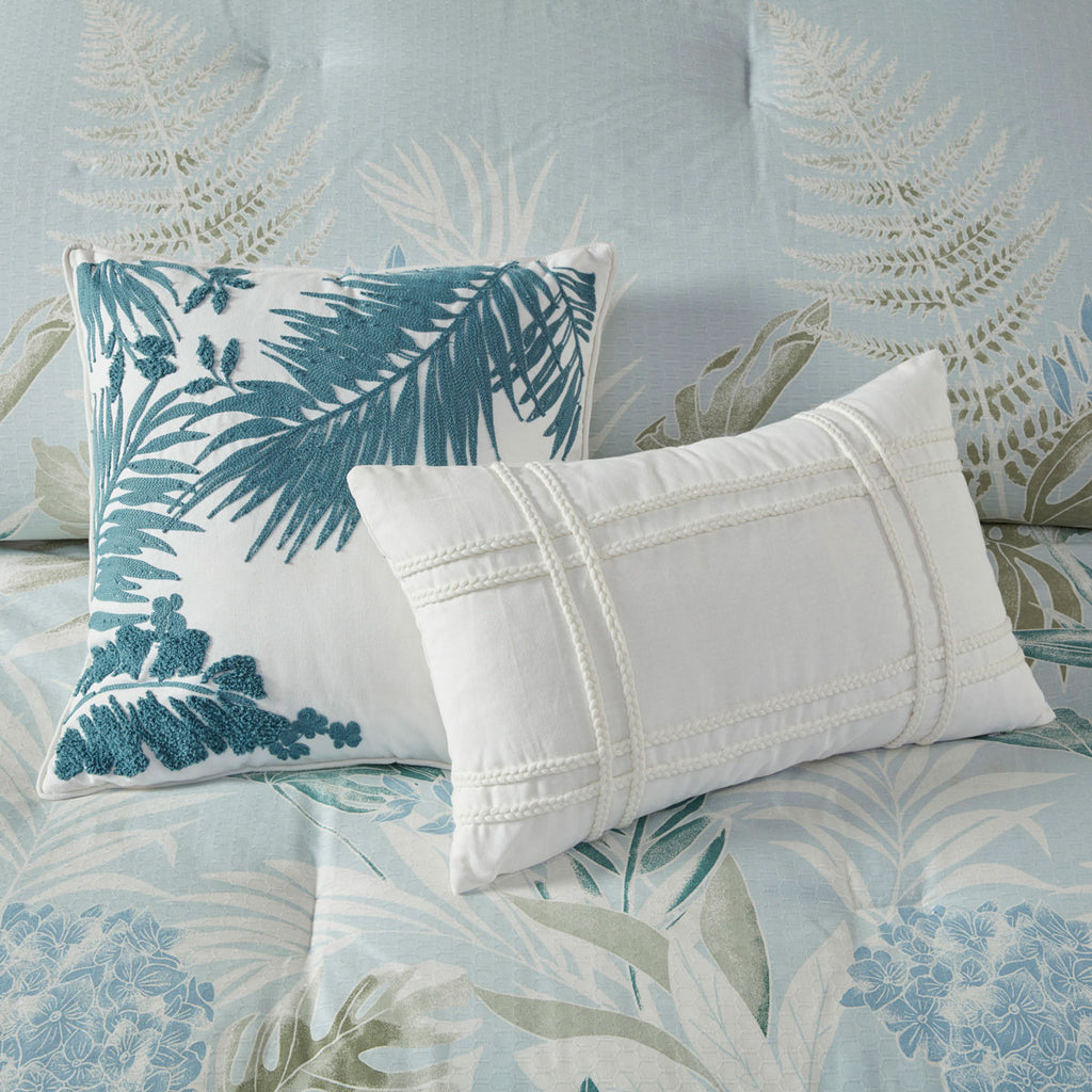 Island Palms Comforter Set - Full - OVERSTOCK